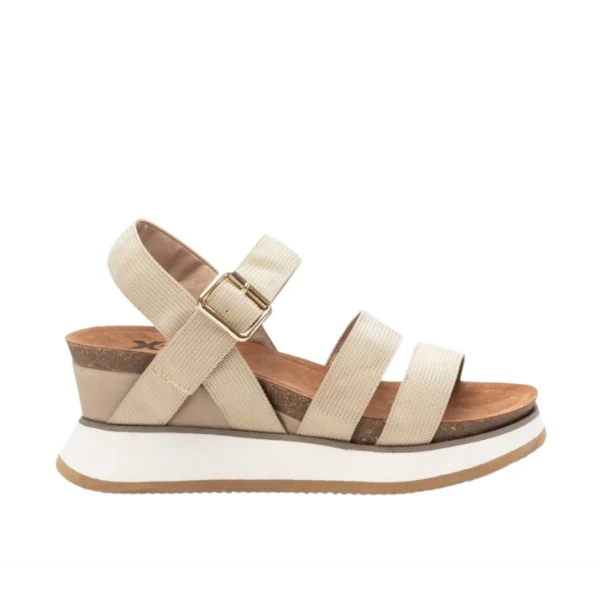 Sandales à Talon Compensé XTI Femme - Espadrilles Valenciennes Crochet, Confortables Et Élégantes