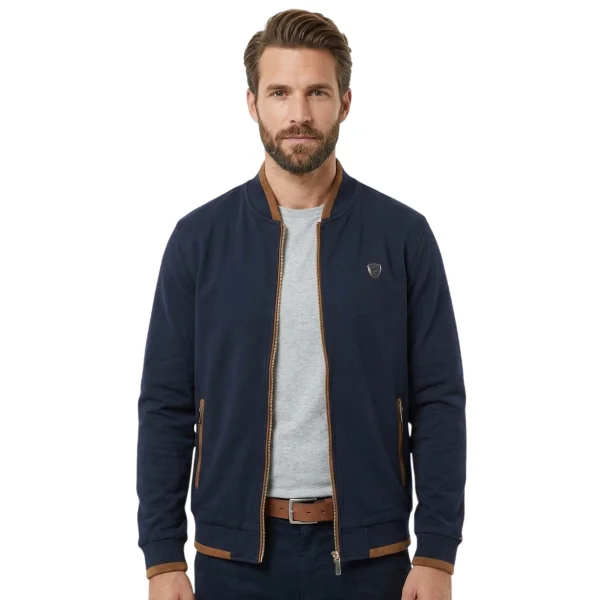 REDSKINS - Veste zippée Nelted - marine