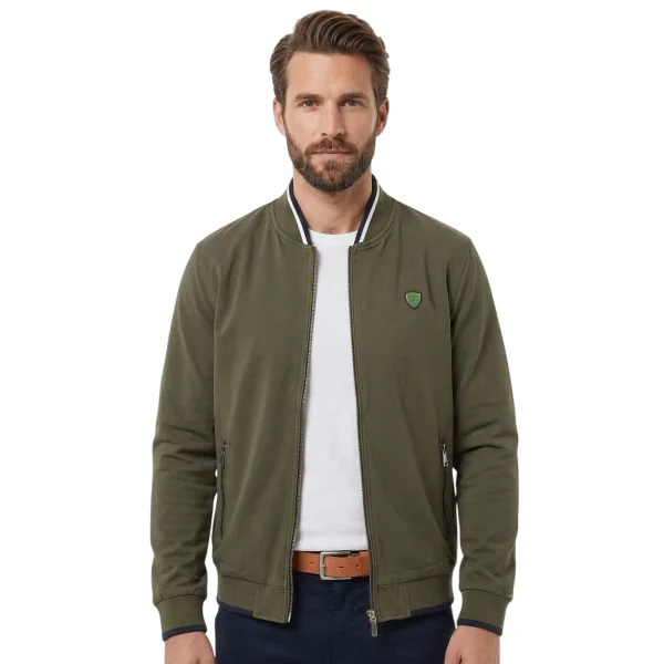 REDSKINS - Veste zippée Nelted - kaki
