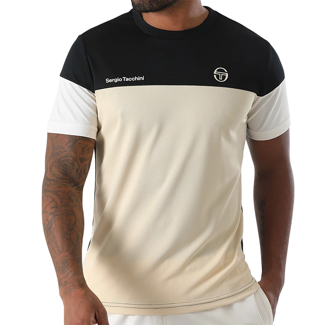 T-shirt Sergio Tacchini Robin, Taille XS, Bleu, Neuf Avec étiquettes, Homme